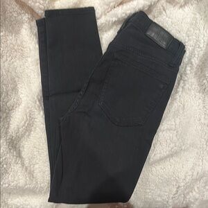 Madewell Black Slim Jeans with Tapered Leg